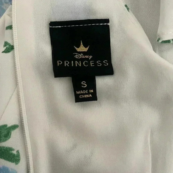 Disney Princess Floral Ruffle Midi Dress, Size Small - Picture 8 of 10